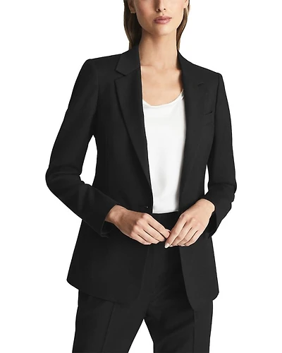 Petite Haisley Single Breasted Blazer