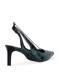 Women's First Night Pointed Toe Slingback High Heel Pumps