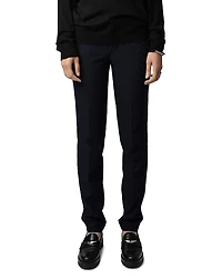 Zadig & Voltaire Prune Rhinestone Pocket Pants