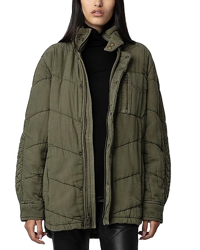Zadig & Voltaire Kalice Cotton Twill Jacket