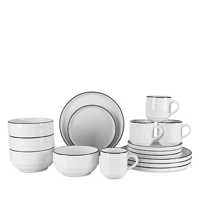 Stackable 16 Piece Dinnerware Set