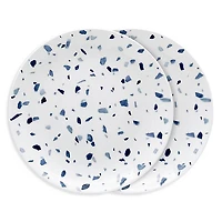 Twig New York Terrazzo Azzurro Salad/Dessert Plates, Set of 2