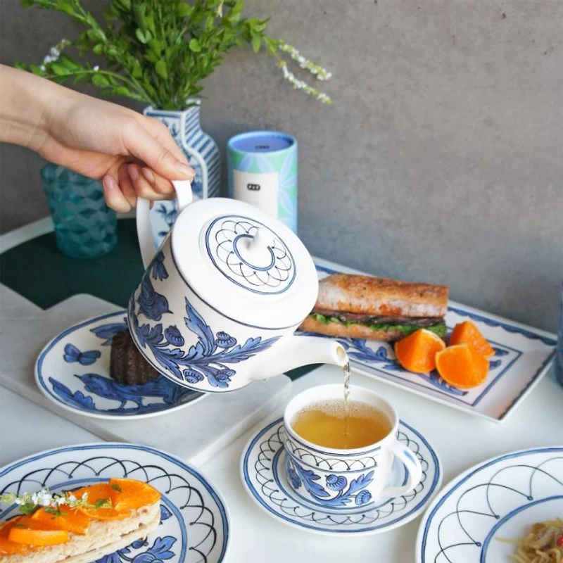 H. Blue Bird Cup and Saucer