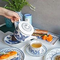 H. Blue Bird Cup and Saucer