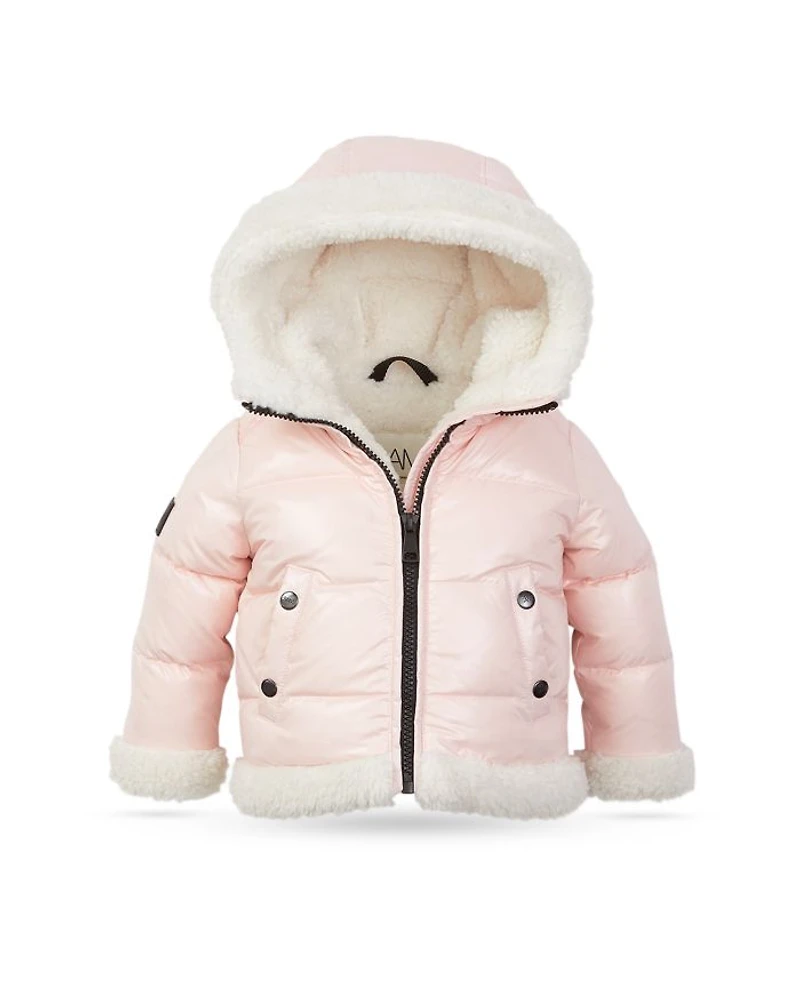 Unisex Blizzard Faux Shearling Puffer Jacket - Baby