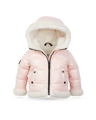Unisex Blizzard Faux Shearling Puffer Jacket - Baby