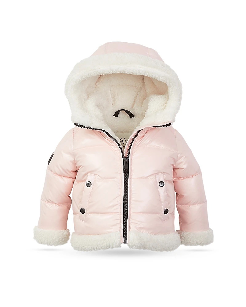 Sam. Unisex Blizzard Faux Shearling Puffer Jacket