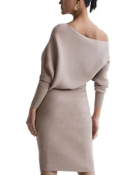 Lara Draped Knitted Bodycon Dress