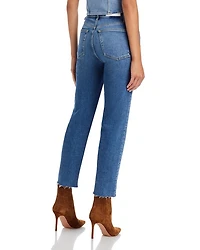 Stove Pipe High Rise Straight Jeans Mid 70s