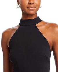 Racerback Ruffle Hem Gown - Exclusive
