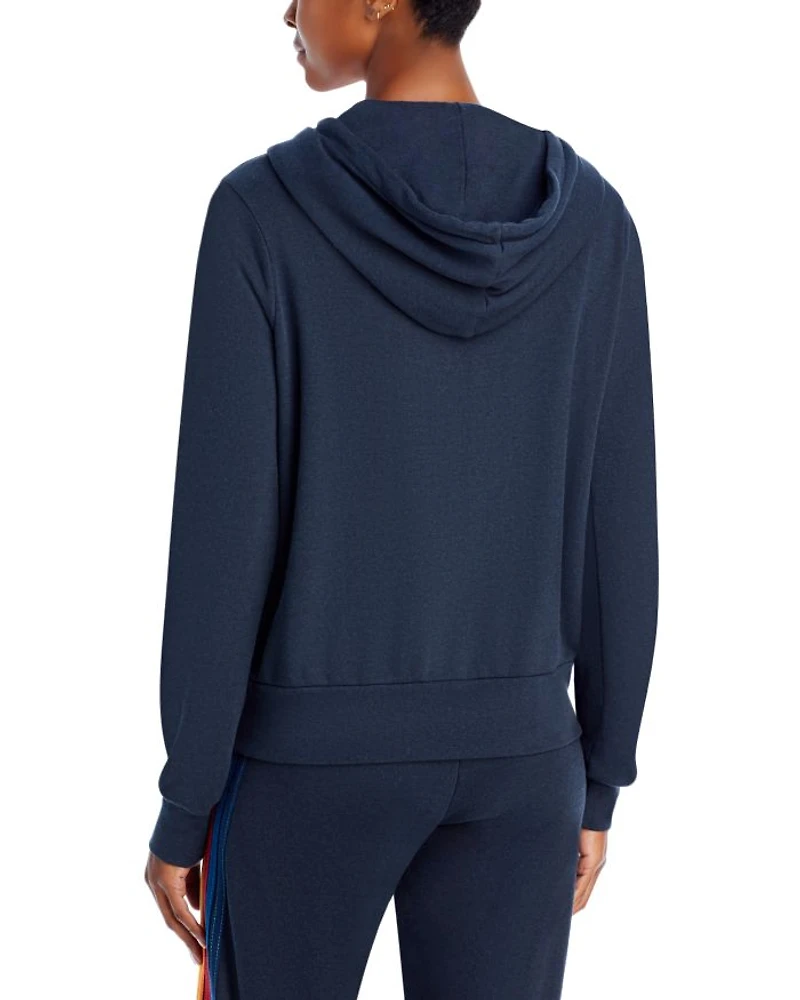 Rainbow-Stripe Hoodie