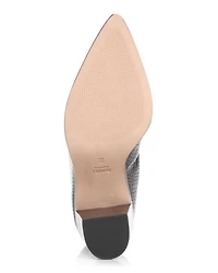 Women's Maryana Croc-Embossed Block Heel Pointed-Toe Tall Boots
