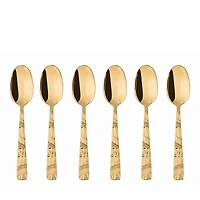 Sambonet Jungle Abstract Foliage Espresso Spoons