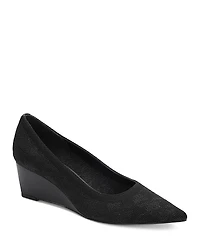 Sanctuary Women's Perky Pointed Toe Wedge Heel Pumps