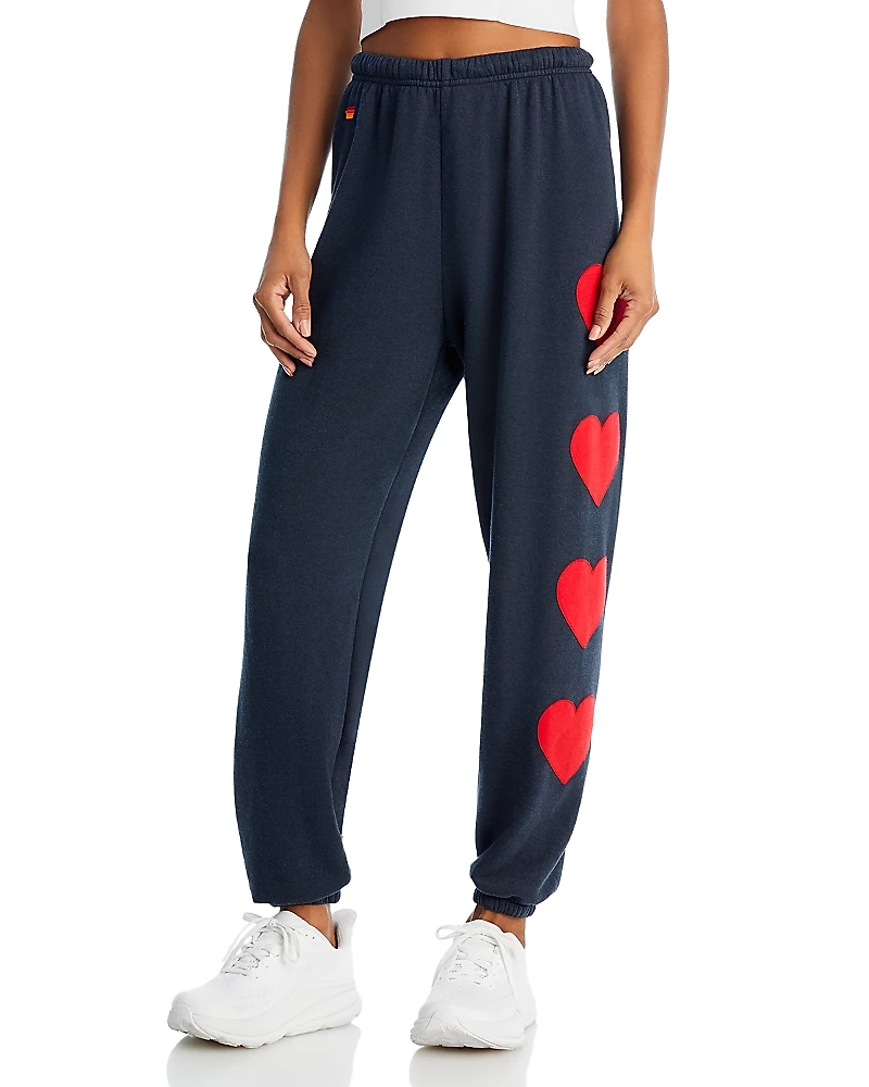 Aviator Nation Heart Stitch Sweatpants
