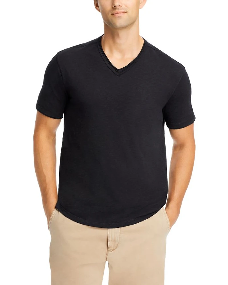 Slub V-Neck Tee