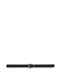 Saint Laurent Cassandre Thin Belt with Square Buckle