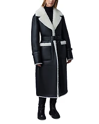 Mackage Sabreen Shearling Belted Down Coat