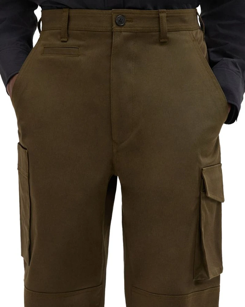Cotton Twill Cargo Pants