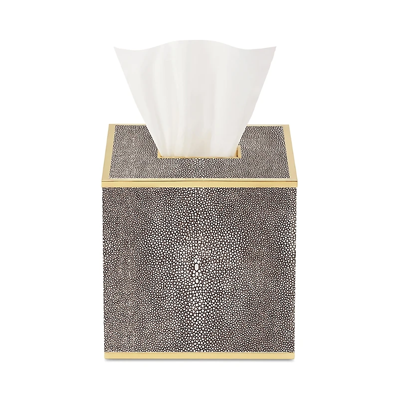 Aerin Faux Shagreen Tissue Box Cover