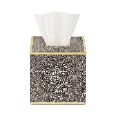 Aerin Faux Shagreen Tissue Box Cover