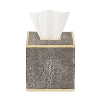 Aerin Faux Shagreen Tissue Box Cover