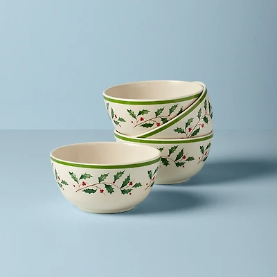 Lenox Holiday Melamine 4 Piece All Purpose Bowl Set
