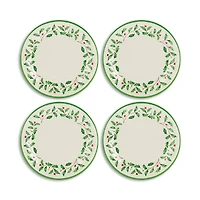Lenox Holiday 4 Piece Melamine Dinner Plate Set