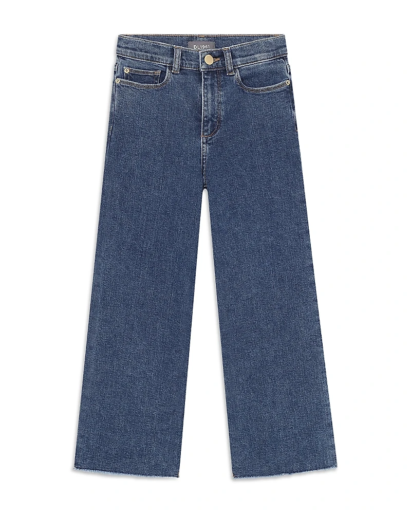 DL1961 Girls' Lily Adams Wide Leg Jeans - Big Kid