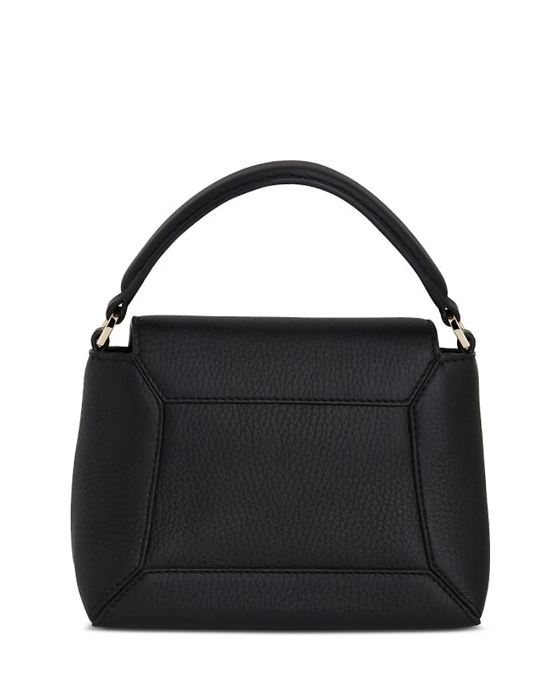 Mosaic Nano Leather Top Handle Bag