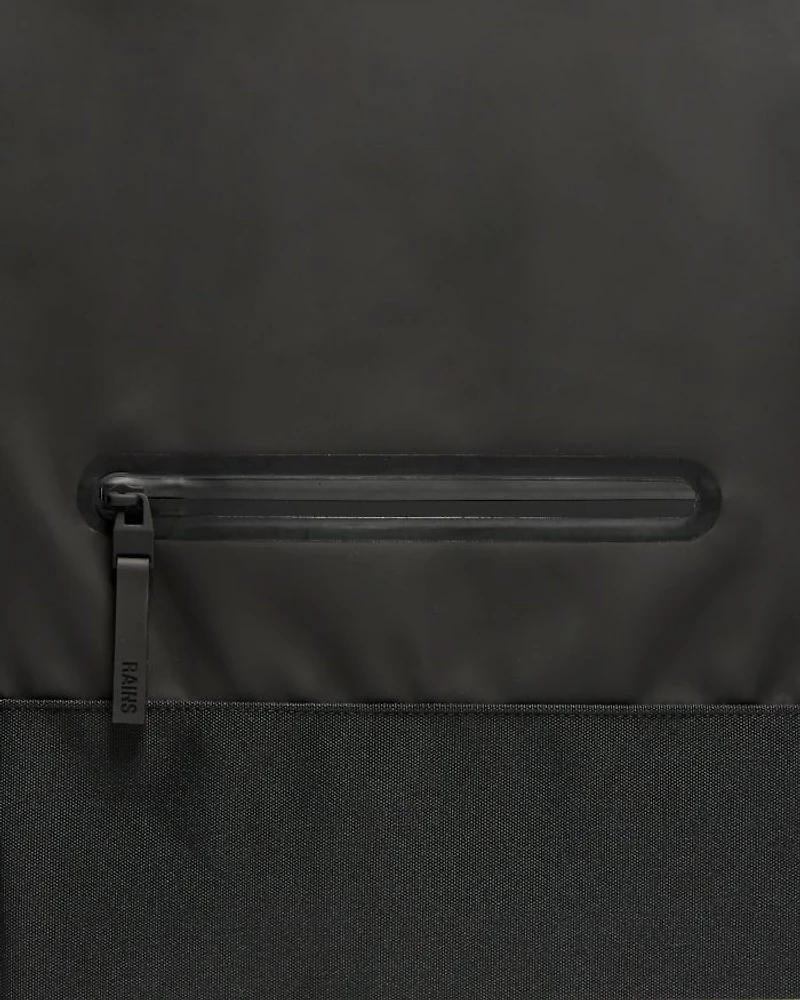 Trail Faux Leather Roll Top Backpack