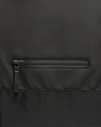 Trail Faux Leather Roll Top Backpack