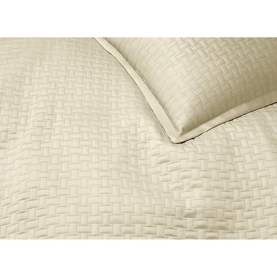 Sferra Sampietrini Quilted Sateen Euro Sham