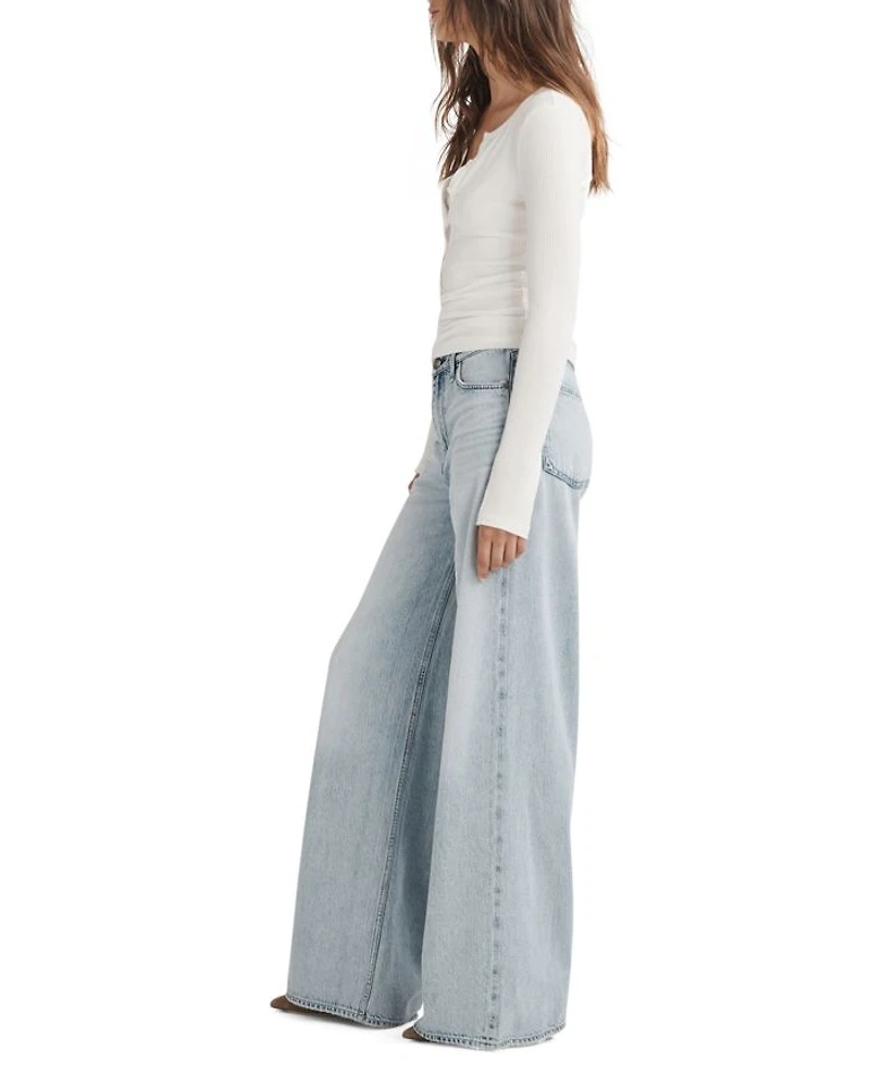 Featherweight Sofie High Rise Wide Leg Jeans Kierra