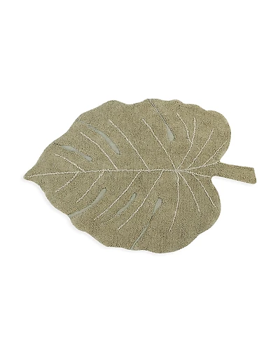 Lorena Canals Plants Monstera Novelty Washable Area Rug, 4' x 5'11