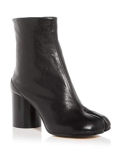 Maison Margiela Women's Tabi Split Toe Block Heel Booties