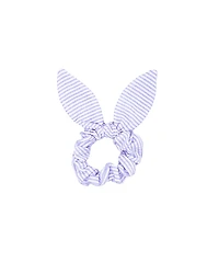 Bits & Bows Girls' Lilly Lavender Seersucker Bow Scrunchie - Little Kid, Big Kid