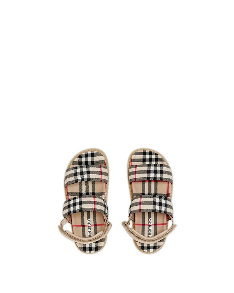 Unisex Jamie Archive Check Sandals - Toddler, Little Kid