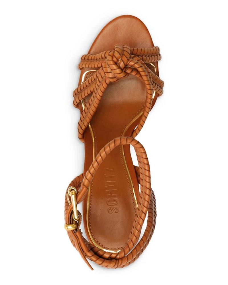 Women's Kathleen Knotted Ankle Strap Platform Sandals