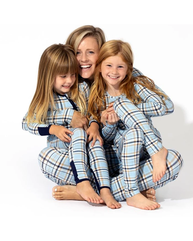 Unisex Holiday Plaid Convertible Footie - Baby, Little Kid