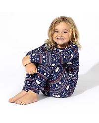 Unisex Polar Isle Print Pajama Set - Baby, Little Kid
