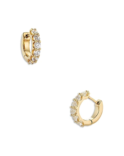 Nadri Huggie Hoop Earrings