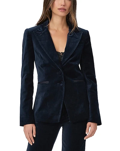 Paige Chelsee Velvet Blazer
