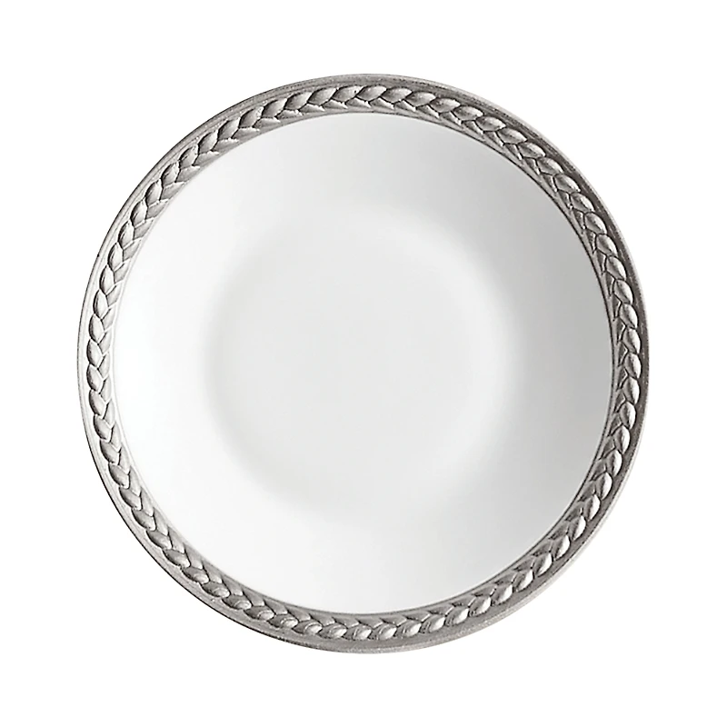 L'Objet Soie Tresse Platinum Sauce Dish