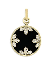 Roberto Coin 18K Yellow Gold Medallion Diamond & Mother of Pearl Pendant