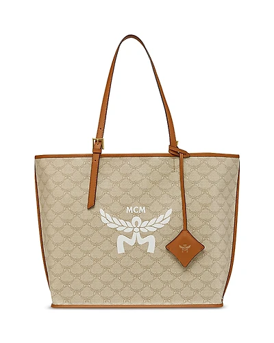 Mcm Himmel Medium Lauretos Shopper Tote
