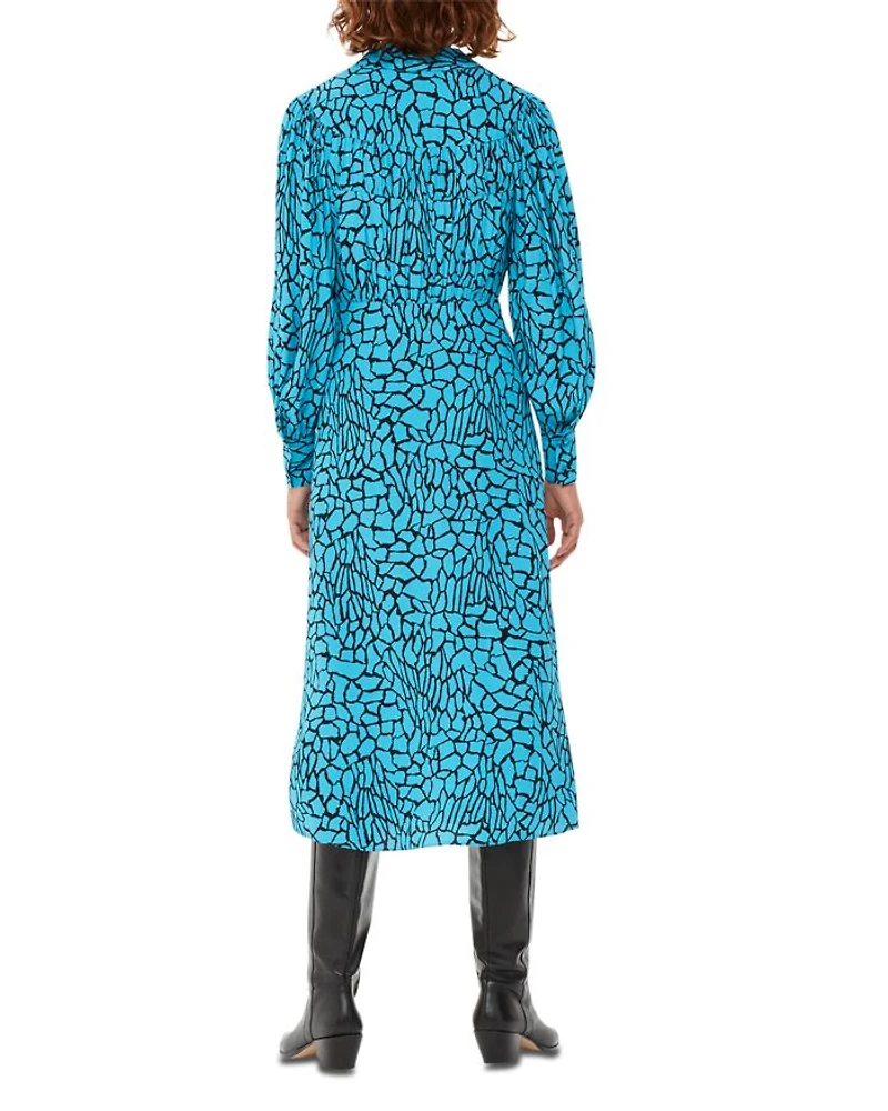 Terazzo Print Midi Dress