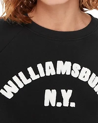 Cotton Williamsburg NY Logo Sweater