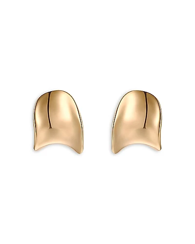 Ettika Curved Stud Earrings