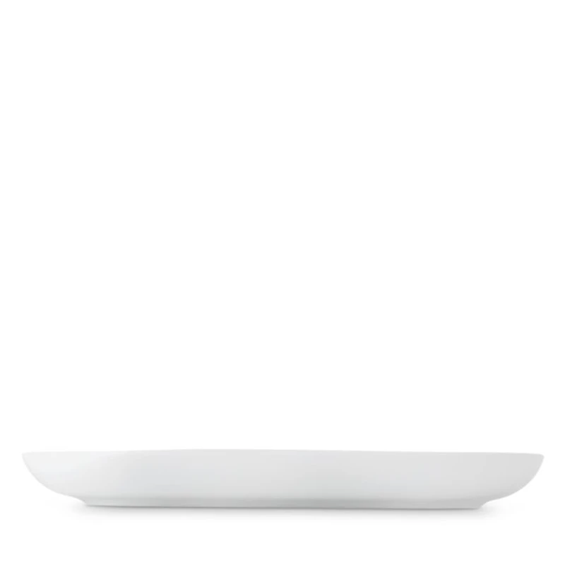 White Fluted 4 Piece Serving Set